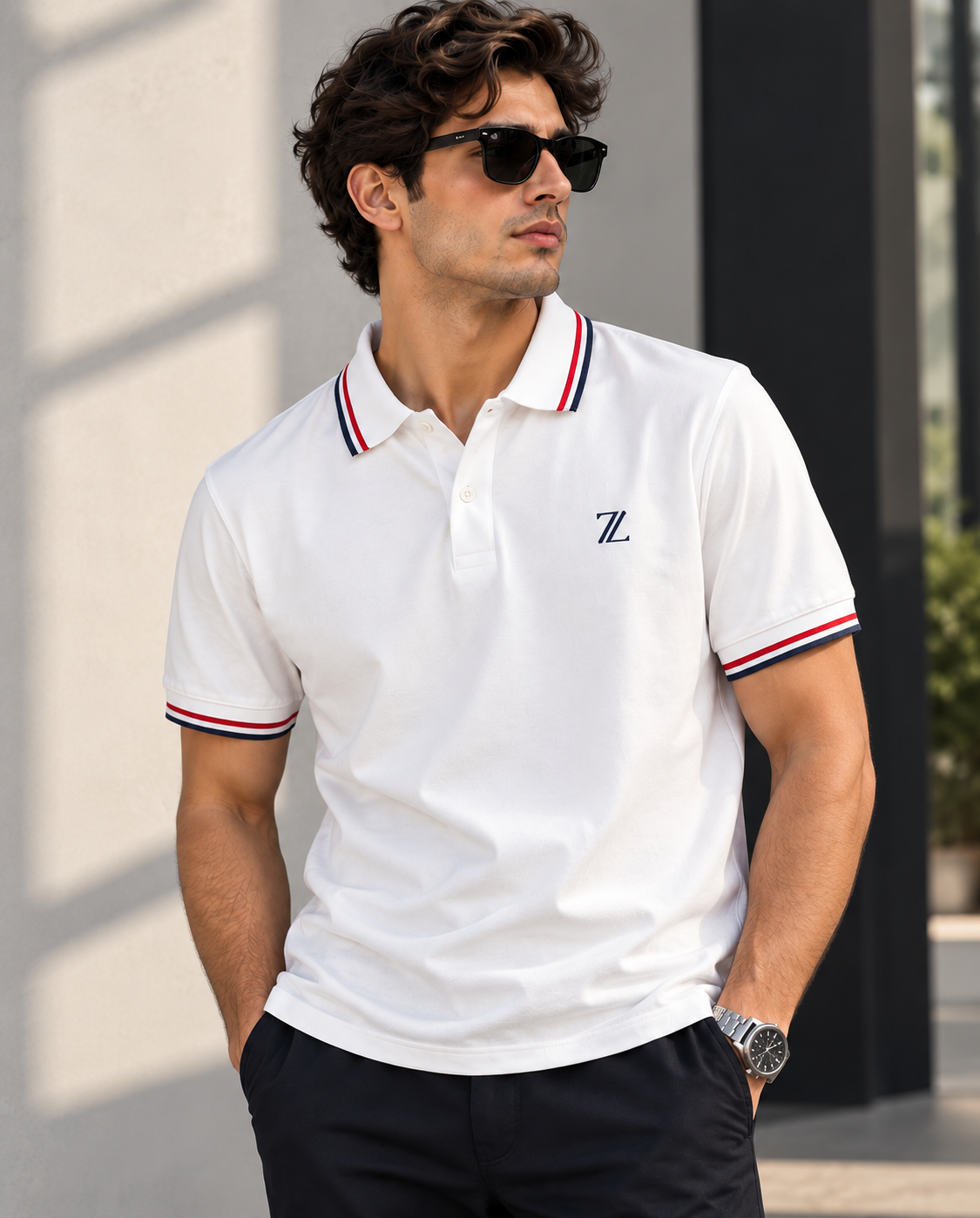 Essential Polo T-Shirt – White