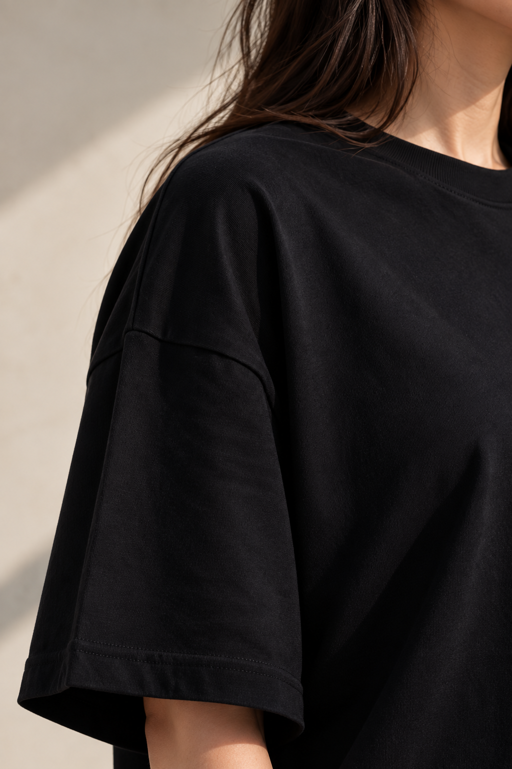 Essential Women's Oversized T-Shirt – Black