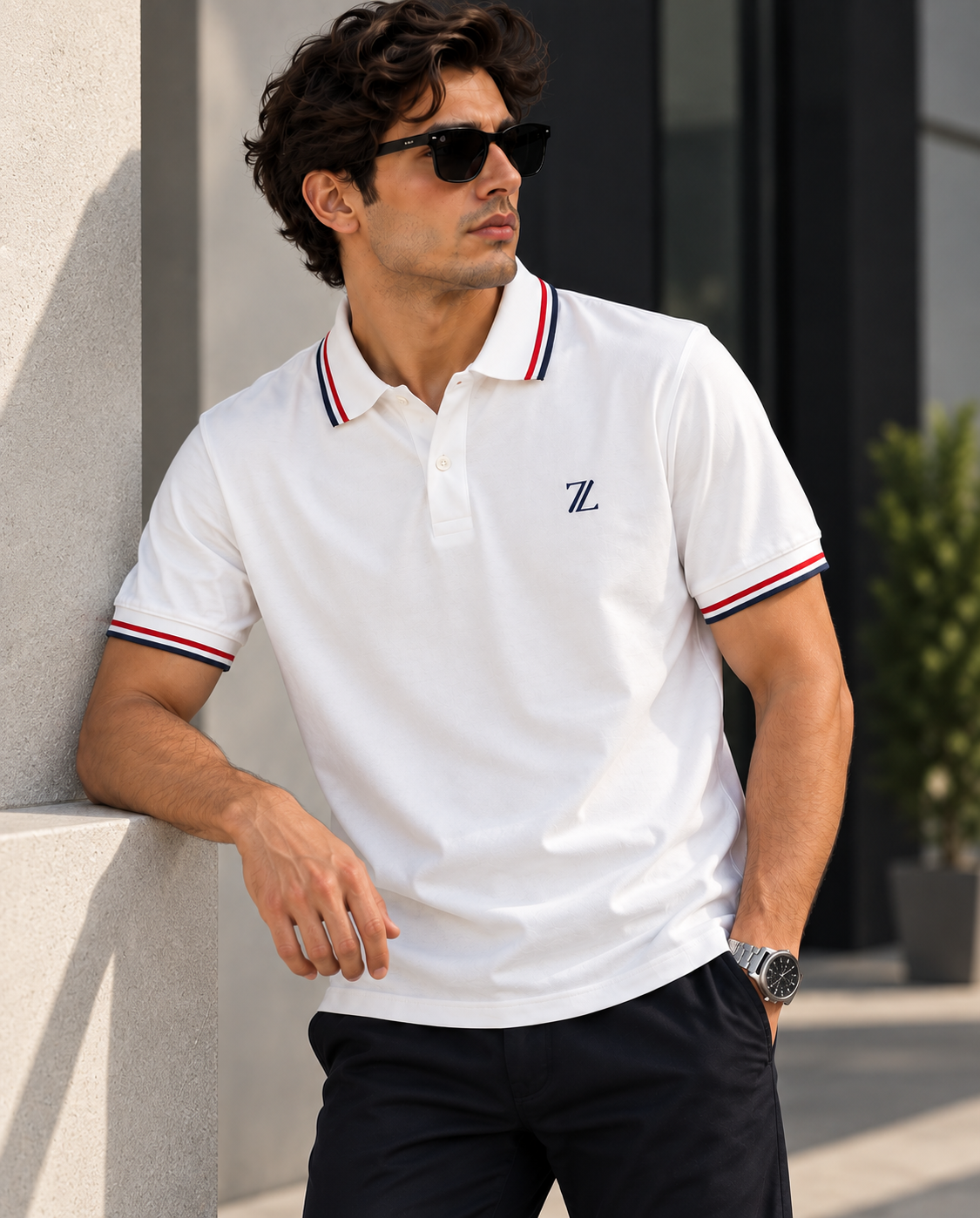 Essential Polo T-Shirt – White